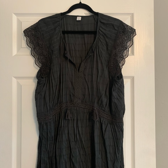 Old Navy Gray Maxi Dress - Picture 3 of 7